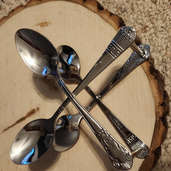 Lefard Stainless Steel Spoon Design Napkin Holder - Picture 6 of 10